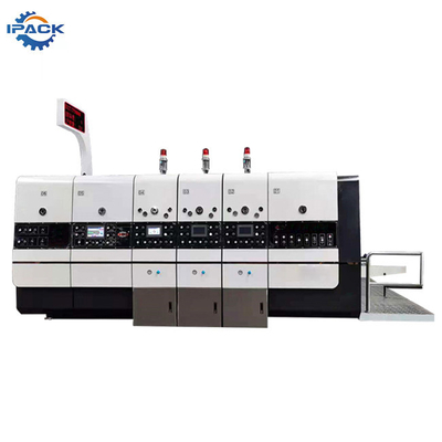 গুণ  3 4 Colors Corrugated Carton Flexo Printing Machine for Die Cutting কারখানা