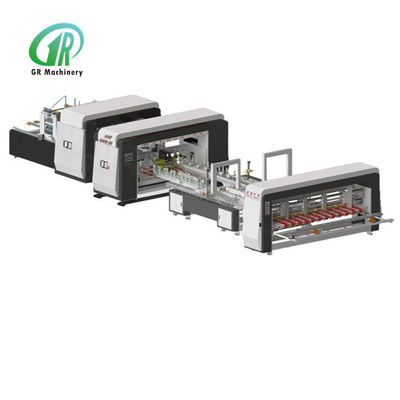 গুণ  Automatic Folder Gluer Stitcher 2600 Model PLC Servo Control কারখানা