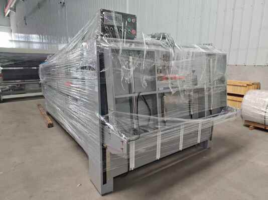 গুণ  Semi Automatic Computerised Slotter Flexo Folder Gluer with 60pcs/min Speed and 50-70mm Wall Thickness কারখানা