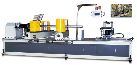 গুণ  TZ-200 Four Head Triple Blade Automatic CNC Paper Tube Making Machine with 220v/380v/440v Voltage কারখানা