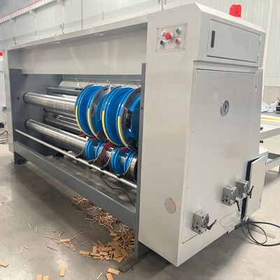 গুণ  PLC Control Rotary Slotting Machine With 4 Groups Knives Designed To Improve Slotting Accuracy And Operational Efficiency কারখানা