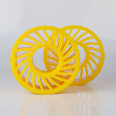 গুণ  Custom Polyurethane Sun Wheel No Crush Wheel with High Wear Resistance High Resilience and No Damage to Paper কারখানা