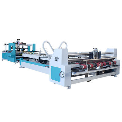গুণমান  2200 5 Layer Corrugated Carton Folder Gluer Machine with Automatic Dispensing Coating Carton Box Gluing Machine কারখানা