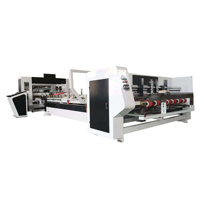 গুণ  2800 Touch Screen Carton Box Folder Gluer Machine Corrugated Cardboard Making কারখানা