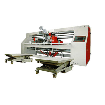 গুণমান  Semi Automatic 2600mm Double Servo Drive Carton Box Stitching Machine Corrugated Box Stitcher কারখানা