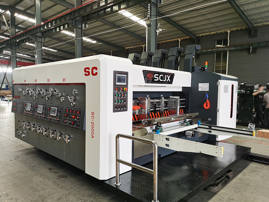 Gerun ব্র্যান্ড SC1628 Flexo প্রিন্টিং স্লটিং এবং ডাই কাটিং মেশিন উচ্চ স্থিতিশীলতা