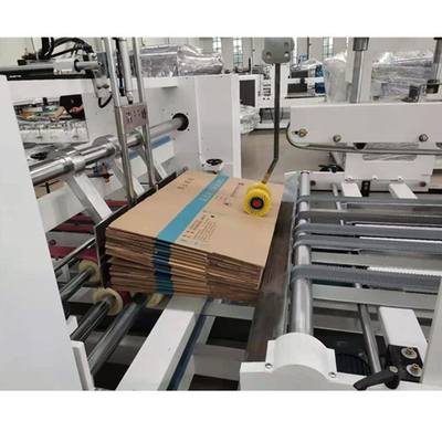 শক্ত কাগজ বক্স স্বয়ংক্রিয় ফোল্ডার Gluer 1000mm ভ্যাকুয়াম সাকশন খাওয়ানো