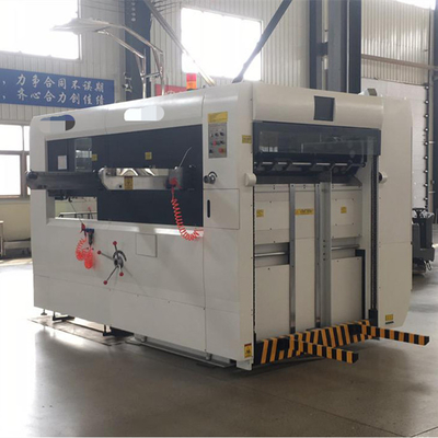 OEM ব্যবহৃত স্বয়ংক্রিয় ঢেউতোলা শক্ত কাগজ ডাই কাটিং মেশিন 1300x980mm