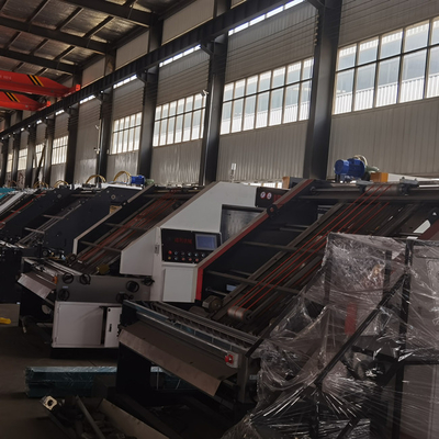 1300x1250mm সেমি অটো ফ্লুট ল্যামিনেটর মেশিন সিঙ্গেল সাইড ঢেউতোলা পেপার বোর্ড
