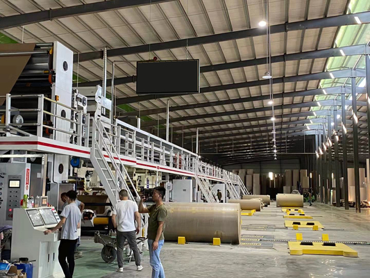 45KW পিএলসি কার্ডবোর্ড বক্স মেকিং মেশিন হাই স্পিড