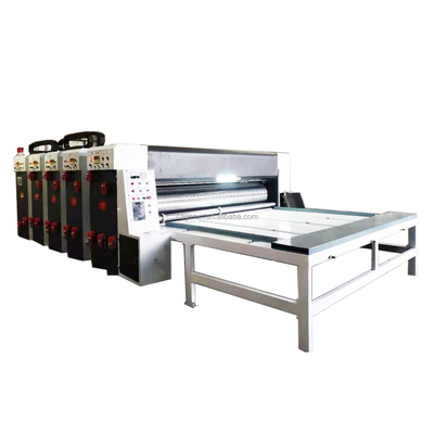 900-1600mm প্রস্থ ঢেউতোলা শক্ত কাগজ ফ্লেক্সো প্রিন্টিং মেশিন ±0.1mm সঠিকতা