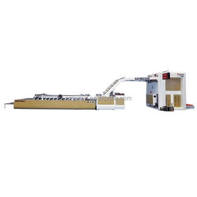 ঢেউতোলা পিচবোর্ডের শক্ত কাগজের জন্য 380v50hz 5 প্লাই স্বয়ংক্রিয় বাঁশি লেমিনেটিং মেশিন
