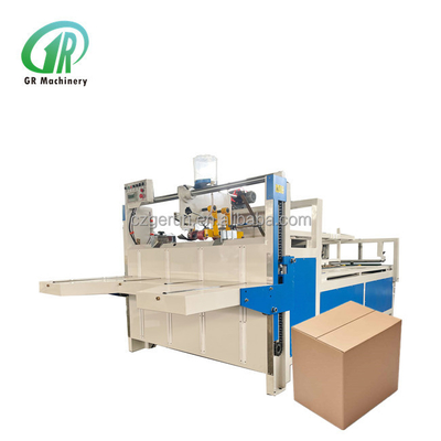 গরম গলিত corrugated কার্টন ফোল্ডার আঠালো মেশিন আধা স্বয়ংক্রিয়