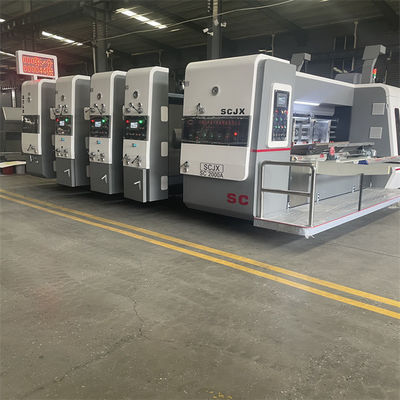 ফ্লেক্সো প্রিন্টিং স্লটিং ডাই কাটিং মেশিন ফর কার্টন বক্স