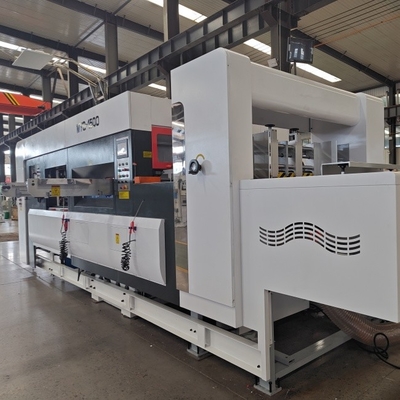 স্পষ্টতা 11kw পিএলসি ডাই কাটিং মেশিন জন্য corrugated কার্ডবোর্ড