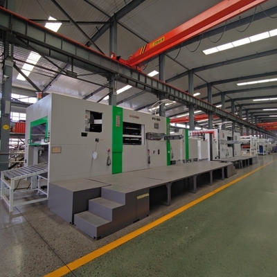 11kw ফ্ল্যাট ডাই কাটিং মেশিন প্রতি ঘন্টায় 4500-শীট উত্পাদন জন্য