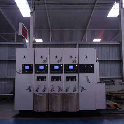 অটোমেটিক ফ্লেক্সো প্রিন্টিং স্লটিং ডাই কাটিং মেশিন 2800 কার্টন বক্সের জন্য