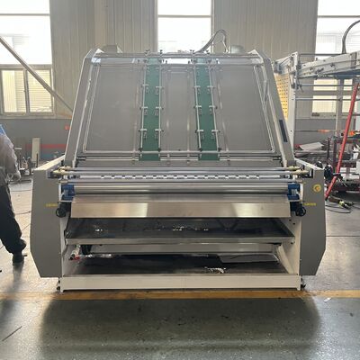 সারফেস পেপার ২৫০ থেকে ৪৫০ গ্রাম প্রতি বর্গ মিটার ৩ প্লাই সেমি অটোমেটিক ফিল্ম ল্যামিনেটর মেশিন ফিল্ম ল্যামিনেশন মেশিন