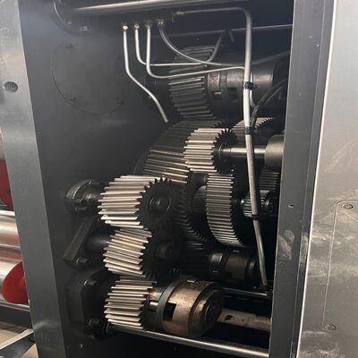 করুগেটেড কার্টন ফ্লেক্সোগ্রাফিক প্রিন্টিং মেশিন ডাবল স্লটার রোটারি ডাই কাটার