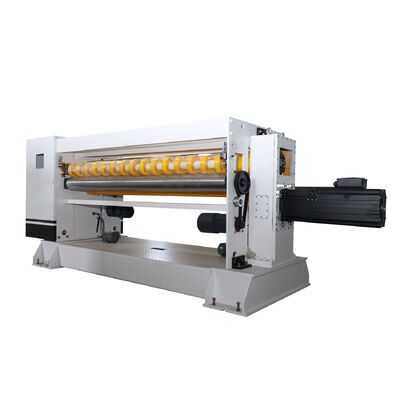 100mmin 5 স্তর corrugated কার্ডবোর্ড উত্পাদন লাইন পিএলসি নিয়ন্ত্রণ সিস্টেম নিশ্চিত উত্পাদন এবং সামঞ্জস্যপূর্ণ পণ্য NC কাটার