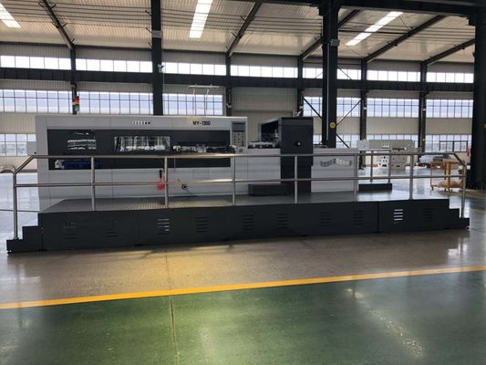 বাক্সের জন্য 24.5KW ঘূর্ণমান ঢেউতোলা শক্ত কাগজ ডাই কাটিং মেশিন