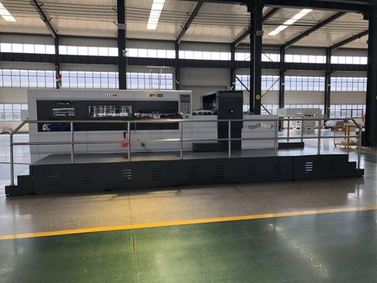 বাক্সের জন্য 24.5KW ঘূর্ণমান ঢেউতোলা শক্ত কাগজ ডাই কাটিং মেশিন