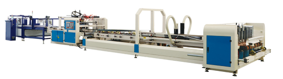 ঢেউতোলা বক্স gluing জন্য OEM সম্পূর্ণ স্বয়ংক্রিয় ফোল্ডার Gluer সেলাই মেশিন