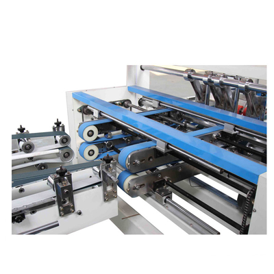 ঢেউতোলা বক্স gluing জন্য OEM সম্পূর্ণ স্বয়ংক্রিয় ফোল্ডার Gluer সেলাই মেশিন