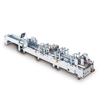 স্বয়ংক্রিয় পিচবোর্ড শক্ত কাগজ বক্স Flexo ফোল্ডার Gluer